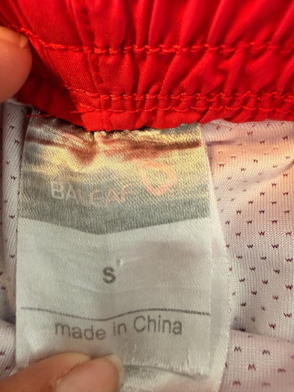 Baleaf Size S Womens Red Stretch Waist Lined Pocket Running Shorts, Lightweight - Picture 6 of 15